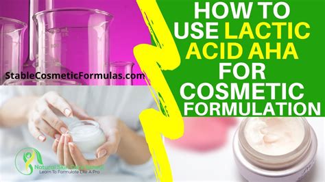  Lactic Acid : Quel précieux allié pour vos formulations cosmétiques et alimentaires ?